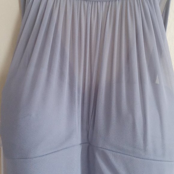 David's Bridal Long Mesh Dress Size 2 - Picture 3 of 7